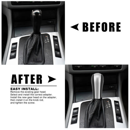 Faux Leather Gear Knob for BMW X5, 525i (2000-2006)
