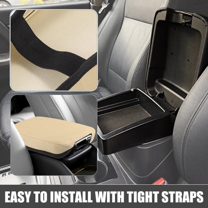 Light Brown Console Armrest Cover for Nissan Sentra (2013-2019)