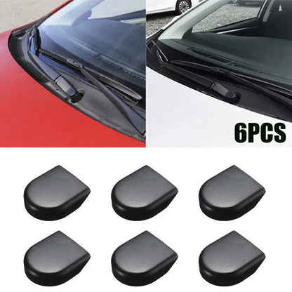 Wiper Arm Head Nut Cover Trim Black for Toyota Yaris Corolla Verso (2006-2018)