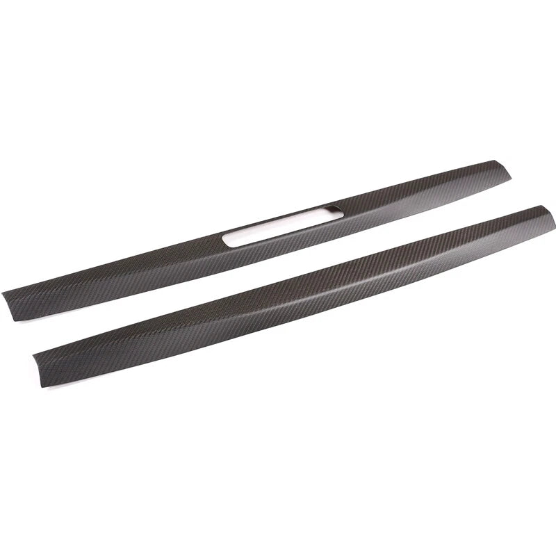 Real Carbon Fiber Welcome Door Sill Padel Guard Trim For Porsche 718 911