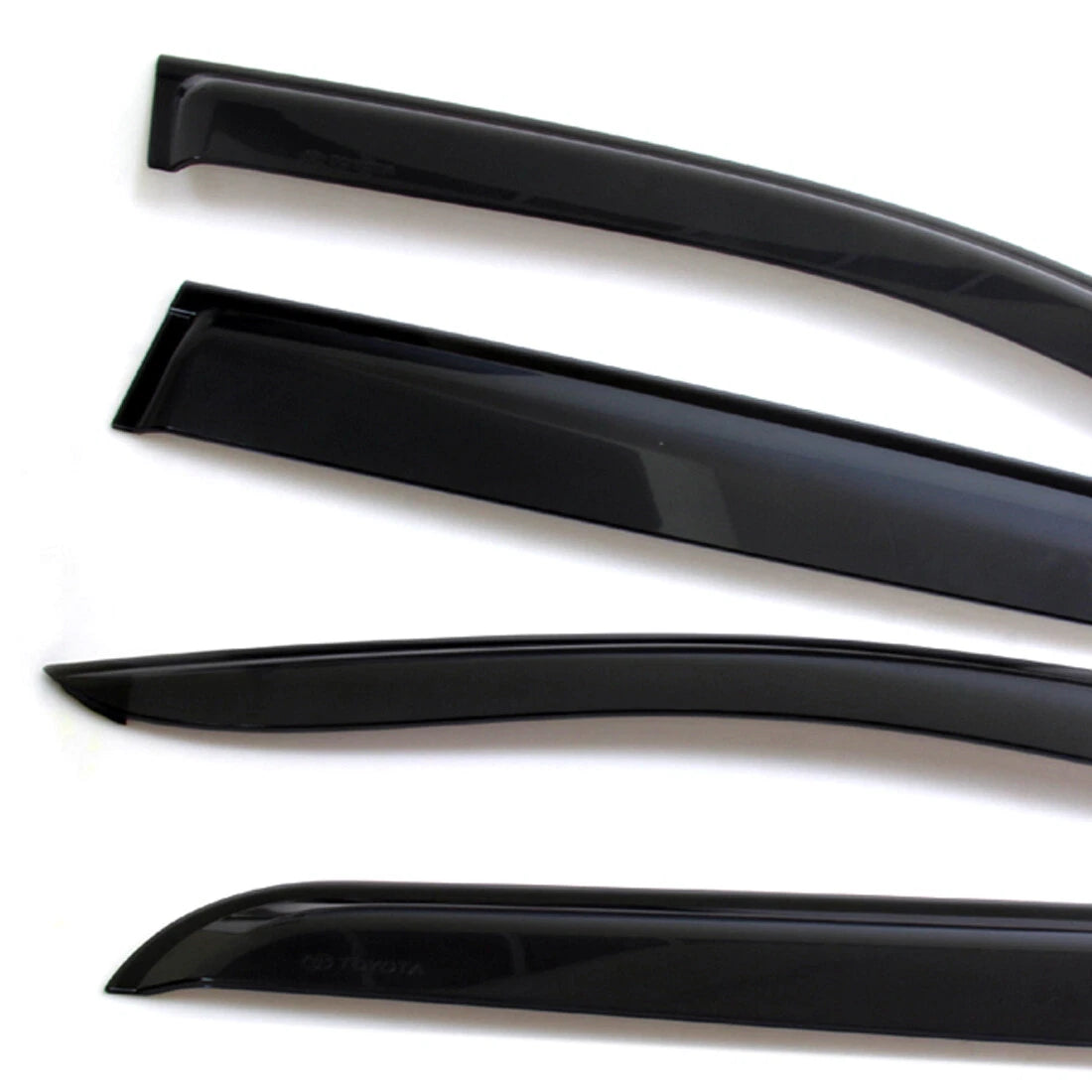 Side Visor Wind Deflector for Toyota Hilux 4-Dr Ute 2004-2015