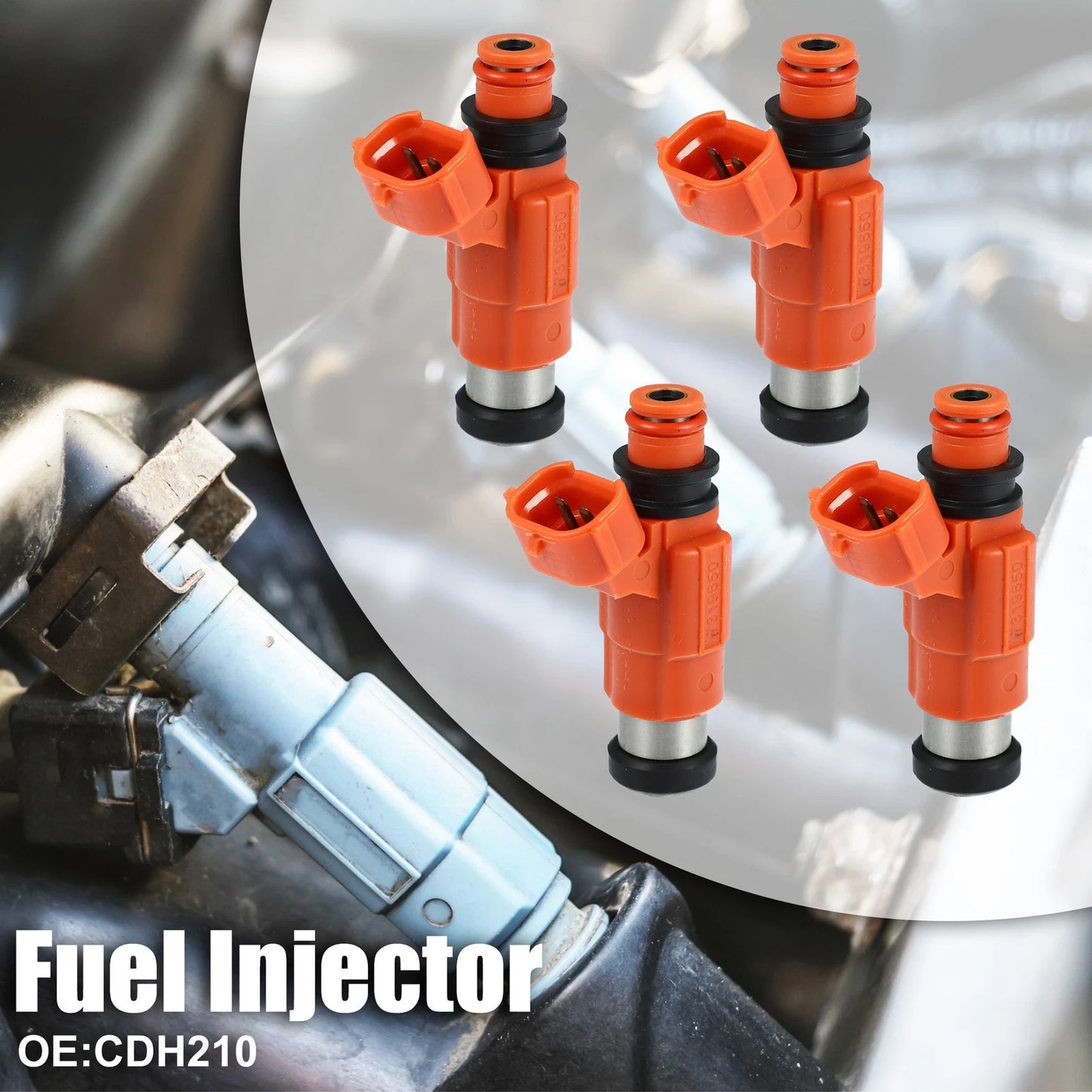 4 x Fuel Injector for Yamaha Outboard 115 HP Marine