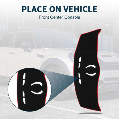 Dashboard Cover Mat for BMW Mini Cooper F55/F56 (2014-2024) Black Red