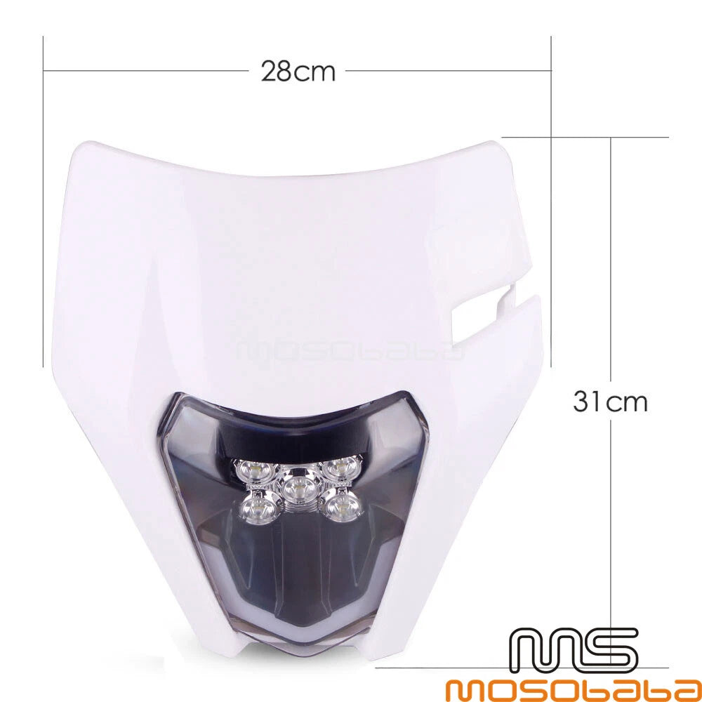 LED Headlight Lamp for CRF150F 230F WR YZF FE EXC SXF Enduro (2003-2023)
