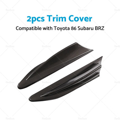 Carbon Fiber Side Fender Fin Vent Trim for Subaru BRZ, Toyota 86 (2013-2021)