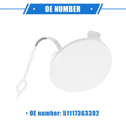 Tow Hook Eye Hole Cover Cap for BMW F32 F33 F37 (2012-2020) - White Right
