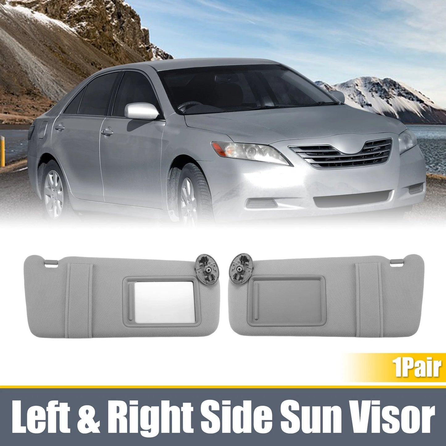 Sun Visor for Toyota Camry 2007-2011 Left Right Side Sun Visor Without Sunroof