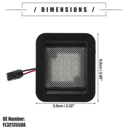 2 x LED License Plate Lights for Ford F-150 (2015-2018)