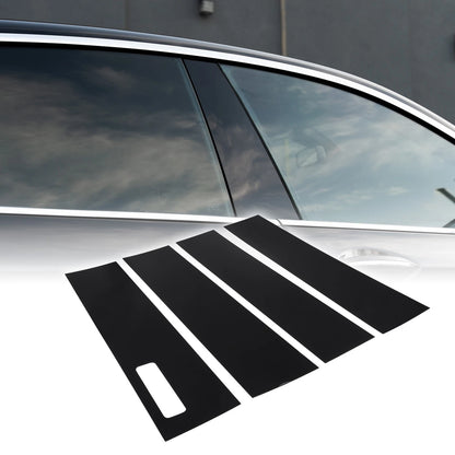 4 Pcs Window Trim Covers for Ford F-150 (2015-2021) Black