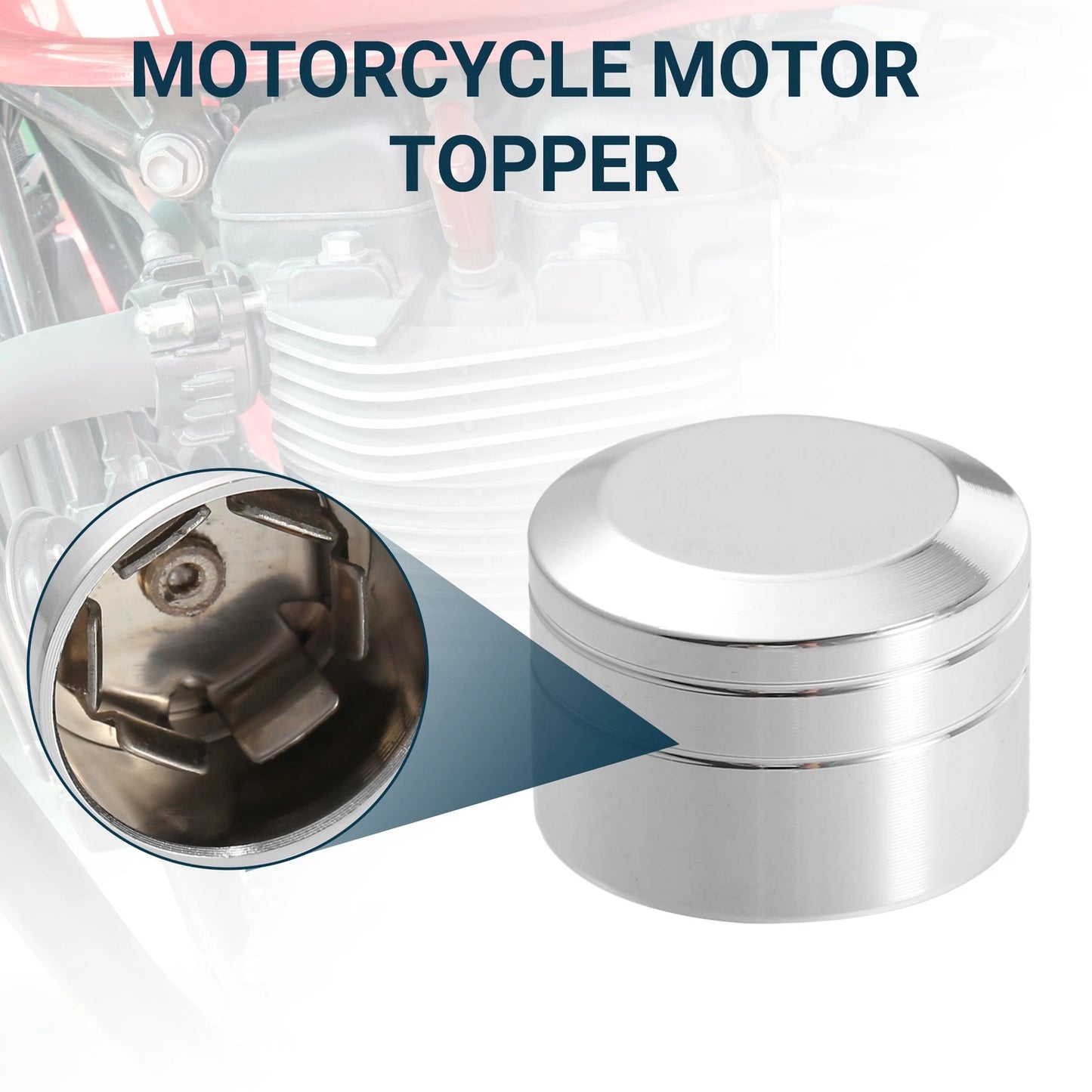 Bolt Cover Caps 9mm–12mm for Motorcycle Chrome Silver Tone 10 pcs