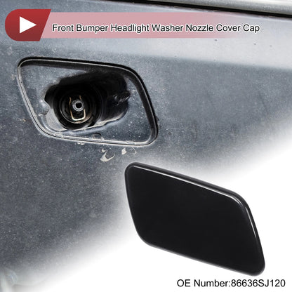 Front Right Washer Nozzle Cover for Subaru Forester (2018-2021) Black