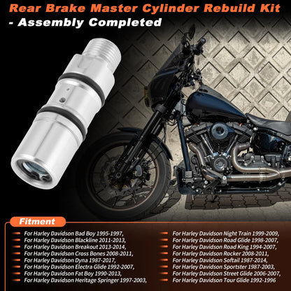Rear Brake Master Cylinder Rebuild Kit for Harley Davidson