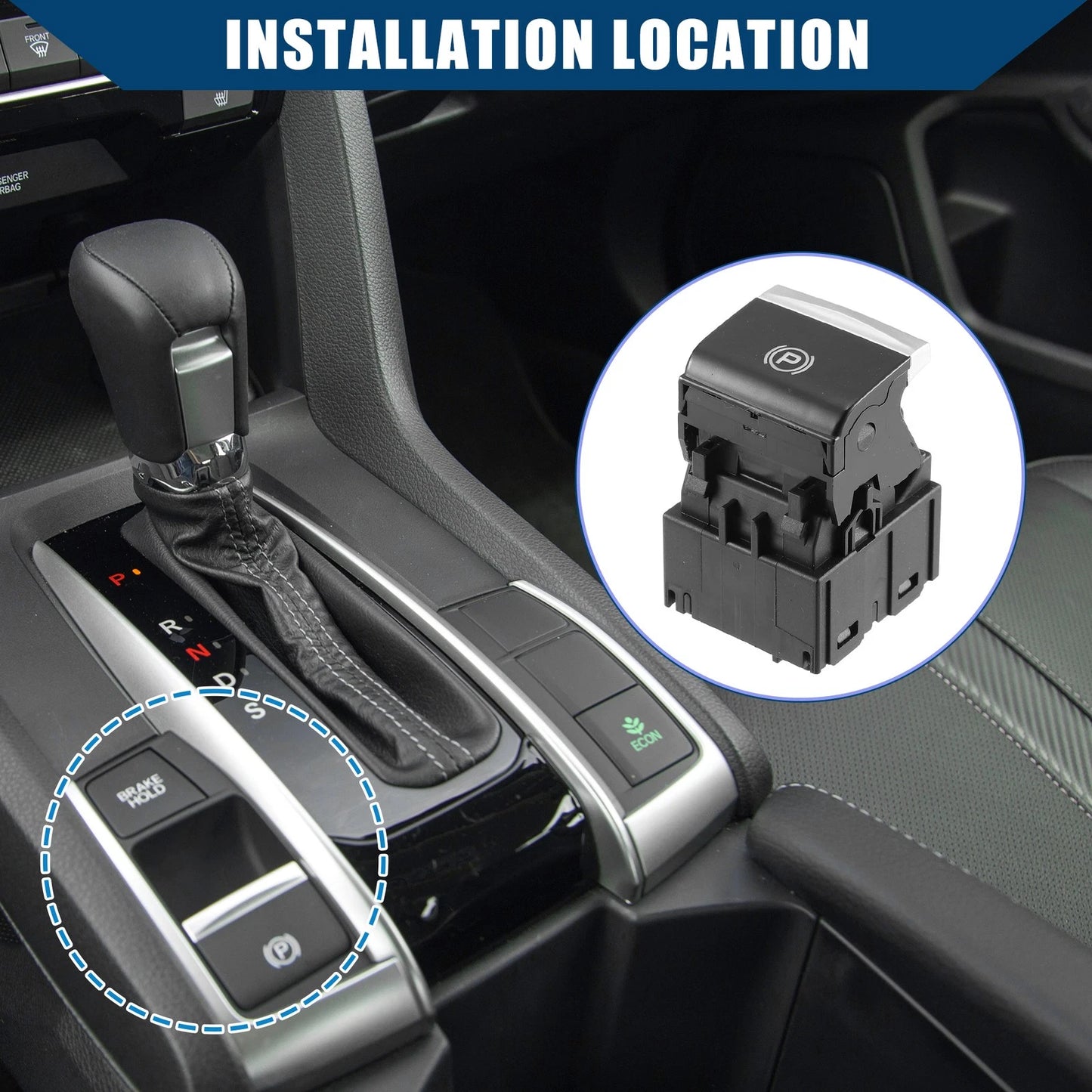 Electronic Hand Brake Button Switch for Honda Civic (2016-2021)