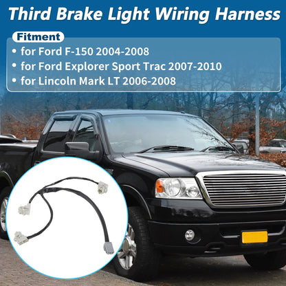 Third Brake Light Wire Harness for Ford F150, Explorer, Sport Trac (2004-2010)
