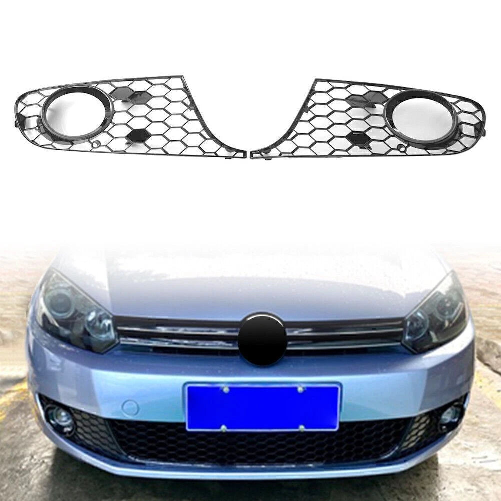 Honeycomb Fog Light Mesh Grille for VW Golf 6 Mk6, Jetta (2009-2014)