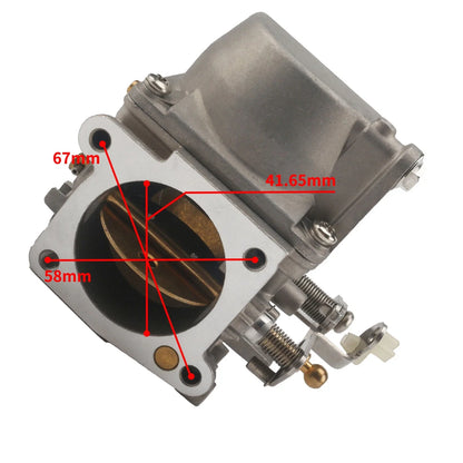 Carburetor Sets for Yamaha 2T 75-85HP 3Cyl Outboard Models 688-14301/14302/14303