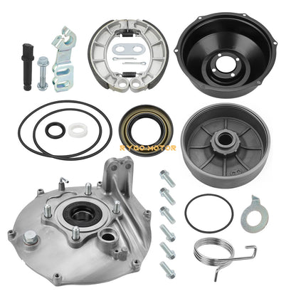Rear Drum Hub Plate Cover Shoes Seals for Honda Foreman 400 (1995–2003)