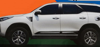 Black Chrome Side Vent Covers for Toyota Fortuner (2015-2019)