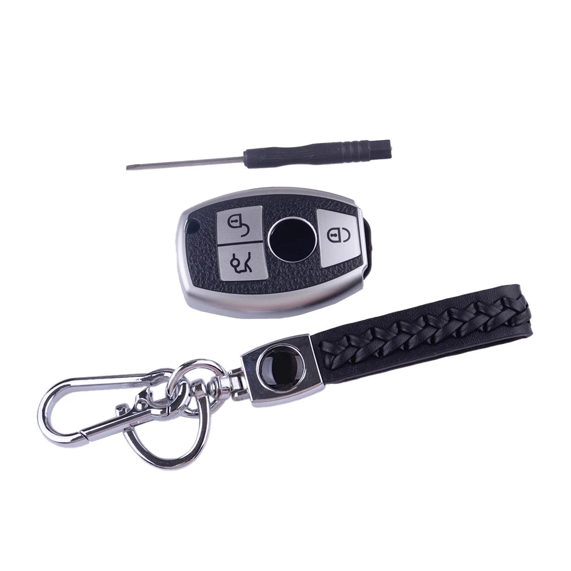 3 x Key Protector Covers for Mercedes-Benz B C E GLC SL Series