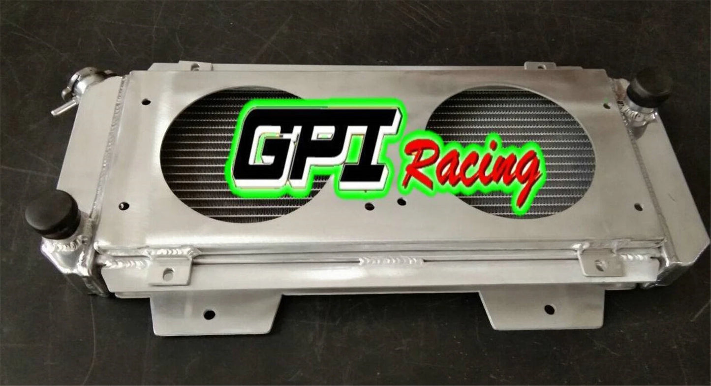 42MM Aluminum Radiator & Shroud for Ford Fiesta I MK1 0.9L/1.1L (1976-1983)