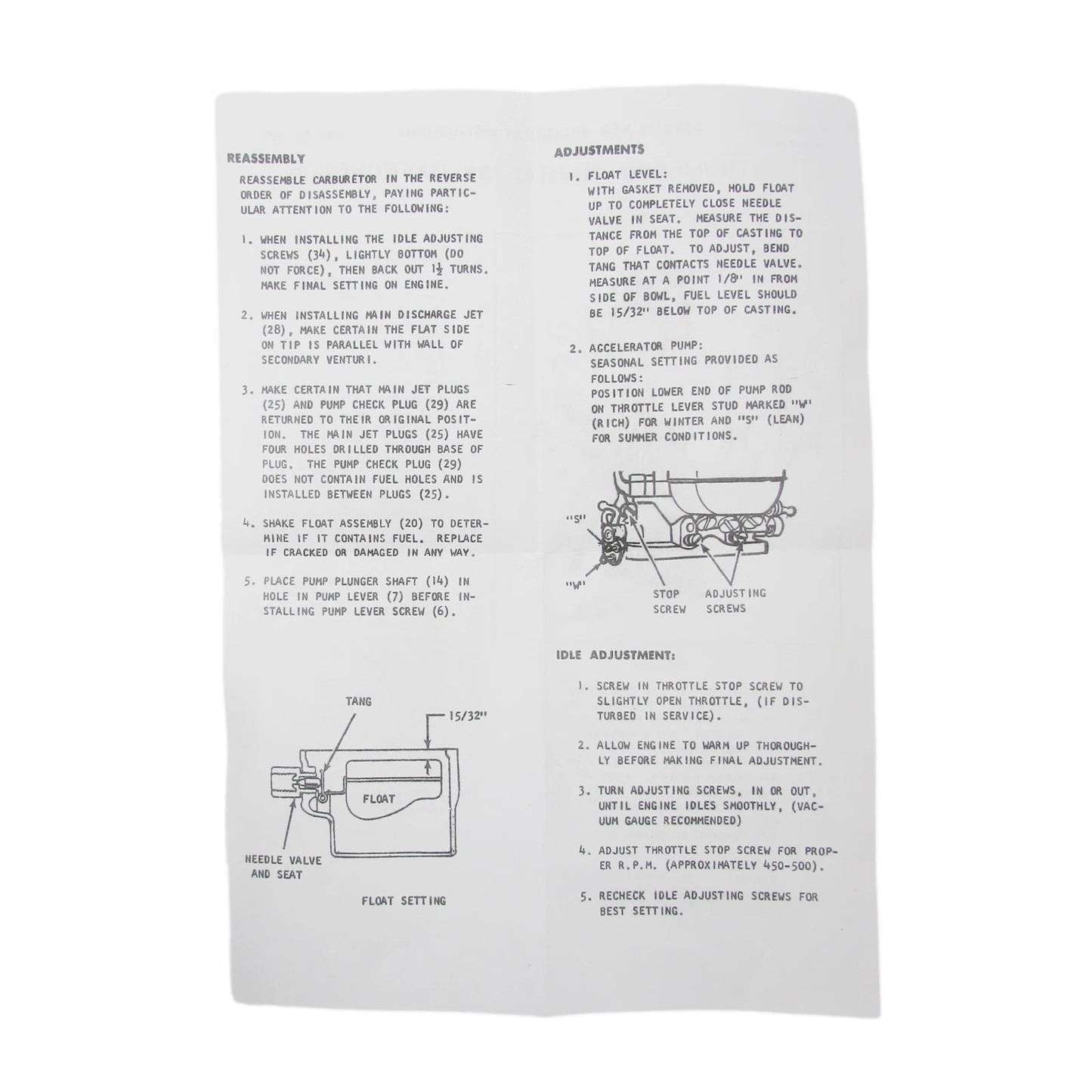 Choke Pull-Off Diaphragm for Holden HX HZ 308 Rochester Quadrajet (1976-1984)