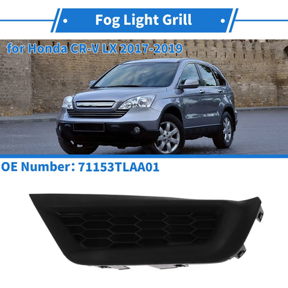Front Left Fog Light Grill for Honda CR-V LX (2017-2019)