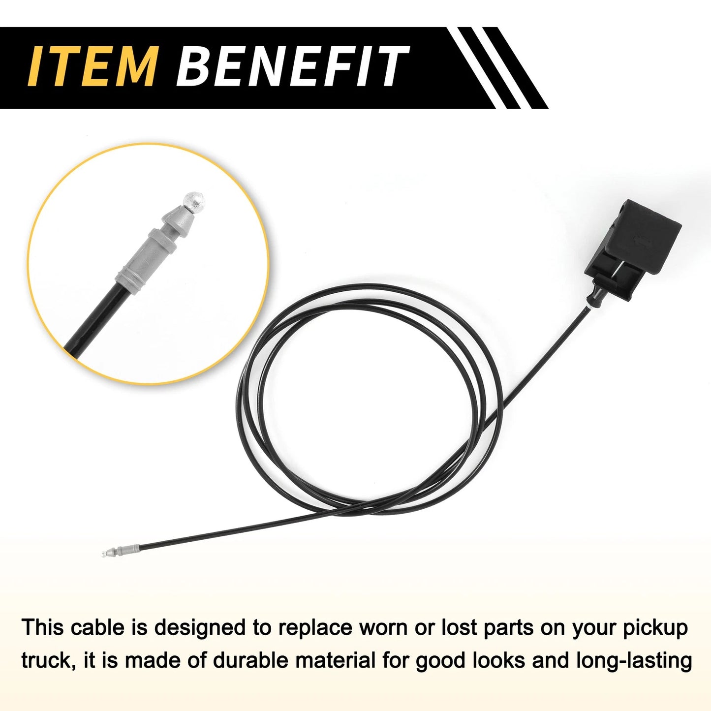 Bonnet Latch Release Cable for Toyota Tundra, Sequoia (2007-2021)