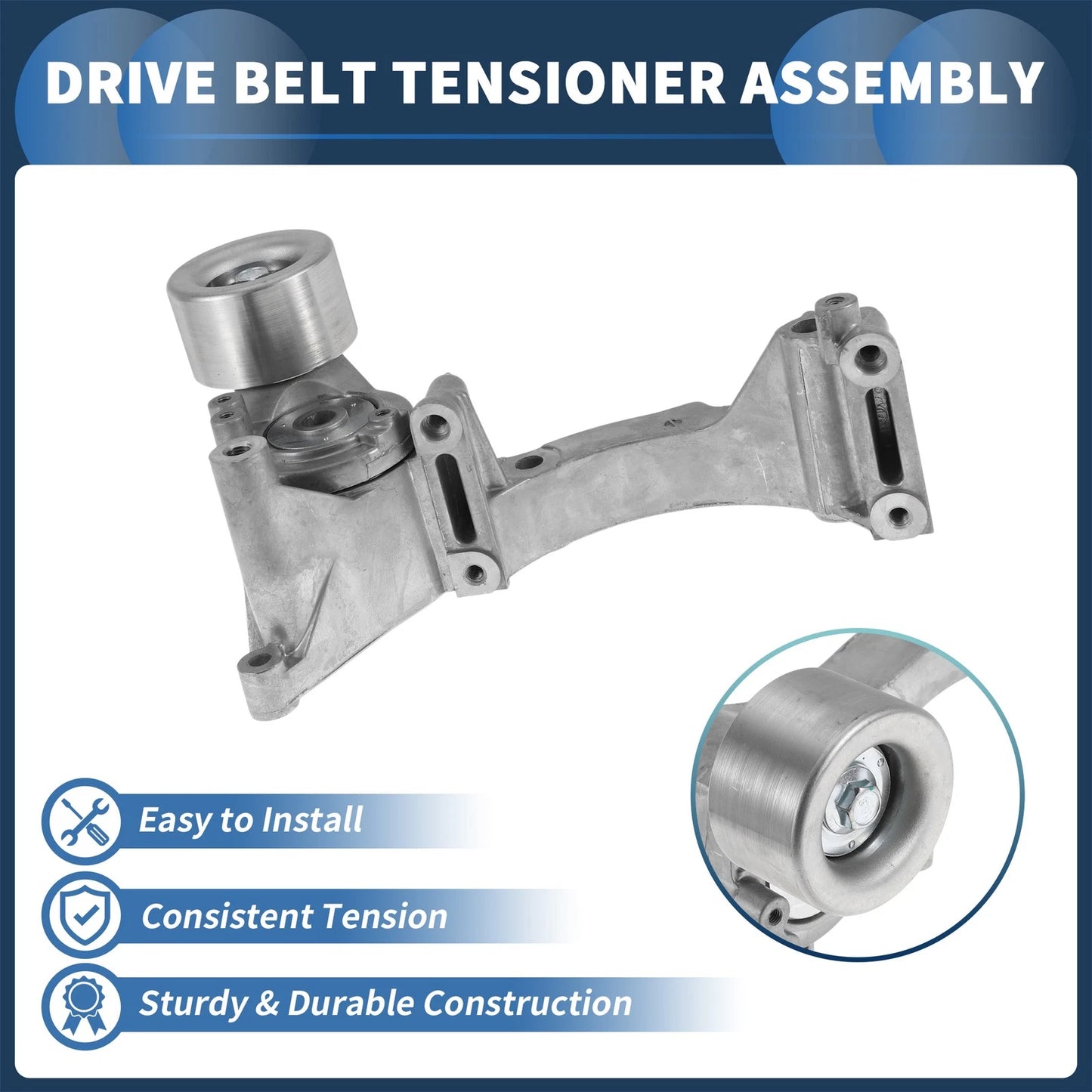 Belt Tensioner for Toyota Land Cruiser 2007-2015 - Metal 1 x Unit