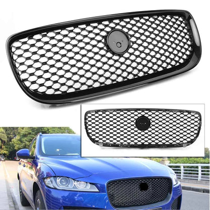 Jaguar XE Front Bumper Upper Mesh Grille Radiator Grill 2015-2018 Black