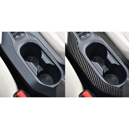 Soft Carbon Fiber Front Seat Water Cup Holder Trim for Toyota Corolla 2019-2024