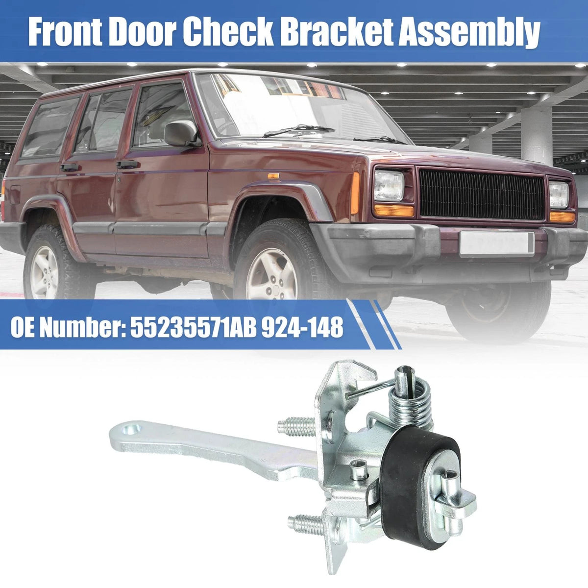 Front Door Check Stop Strap LH RH for Jeep Wagoneer Cherokee (2022-2023)