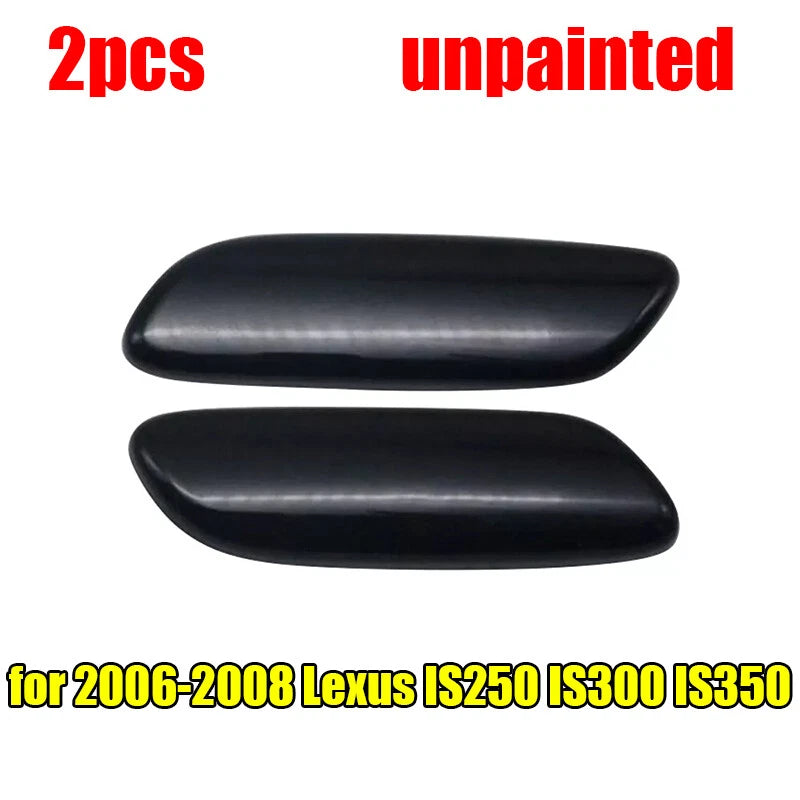 Pair Front Headlight Washer Covers for Lexus IS250 IS300 IS350 (2006–2008)