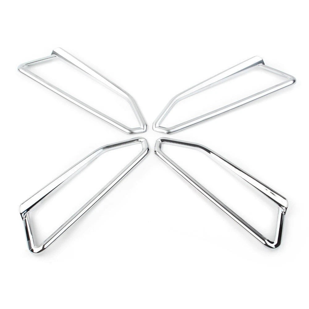 Chrome Front Fog Light Eyebrow Trim Accents for Honda Goldwing GL1800 (2018-2023)