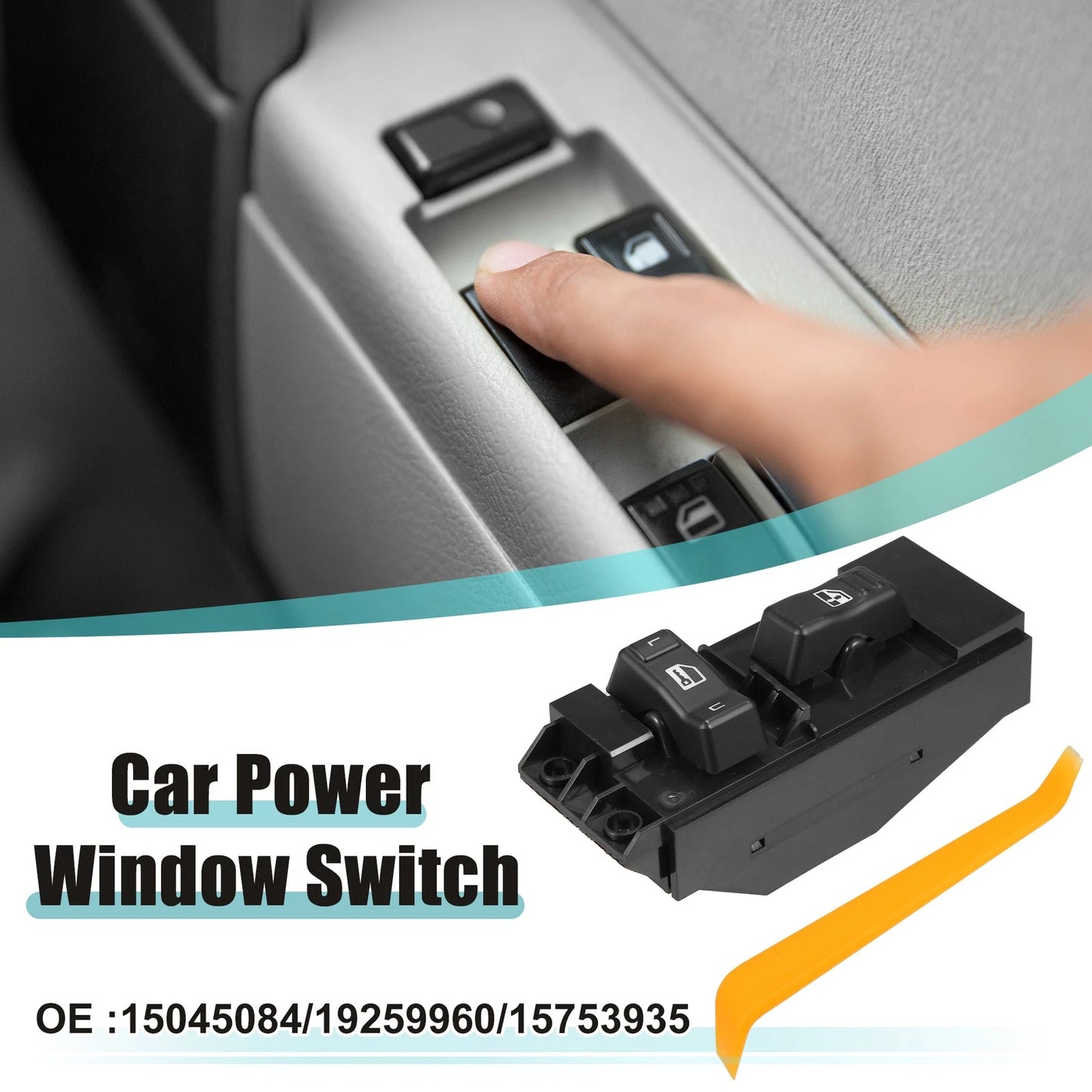 Passenger Power Window Switch for Chevy Silverado 1500 2500 (2000-2002)