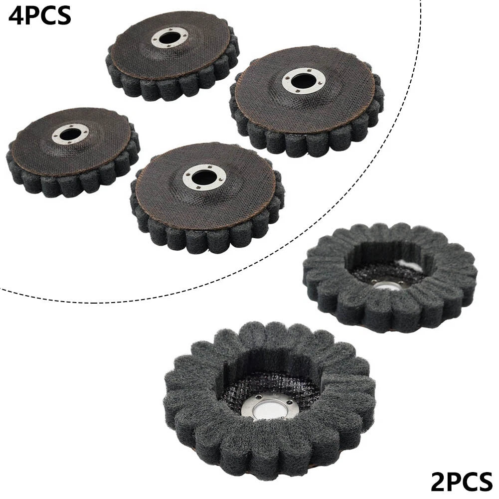 Nylon Fiber Flap Polishing Buffing Disc Wheel 100mm for Angle Grinder