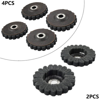 Nylon Fiber Flap Polishing Buffing Disc Wheel 100mm for Angle Grinder