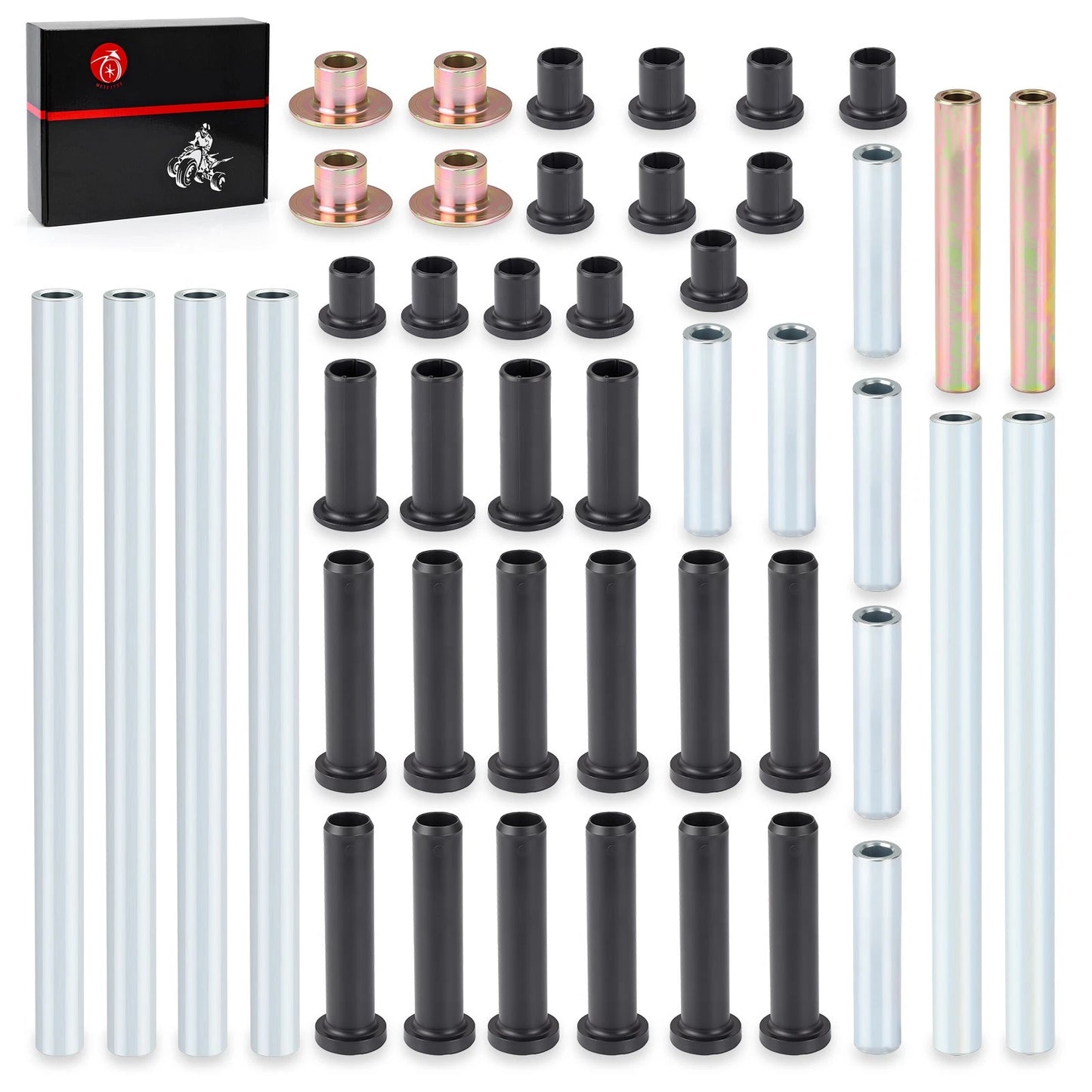 Heavy Duty Front & Rear A-Arm Bushing Kit for Polaris RZR 800 S 4 (2008–2014)