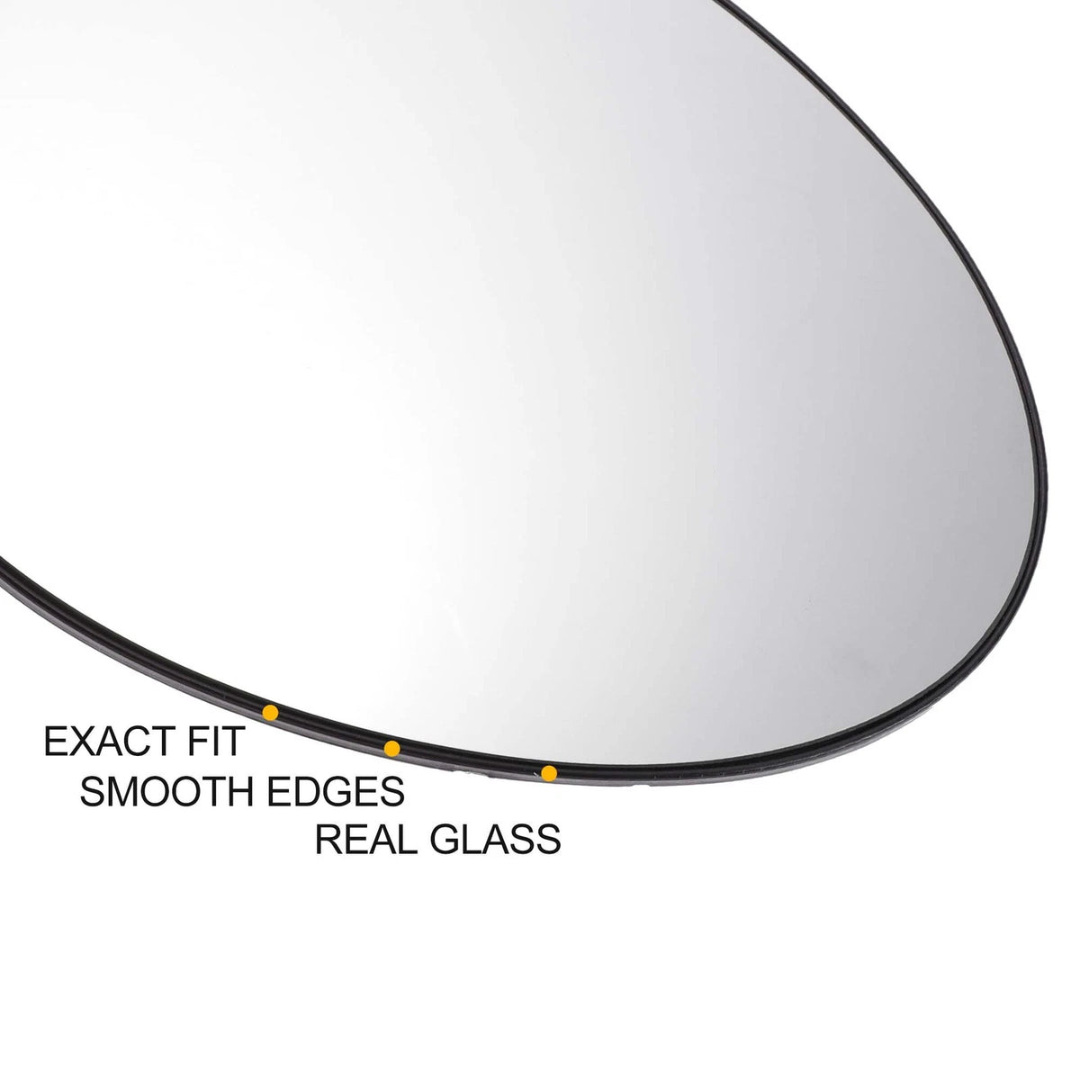 Right Side Heated White Mirror Glass for BMW Mini R55 R56 R57 (2006-2015)