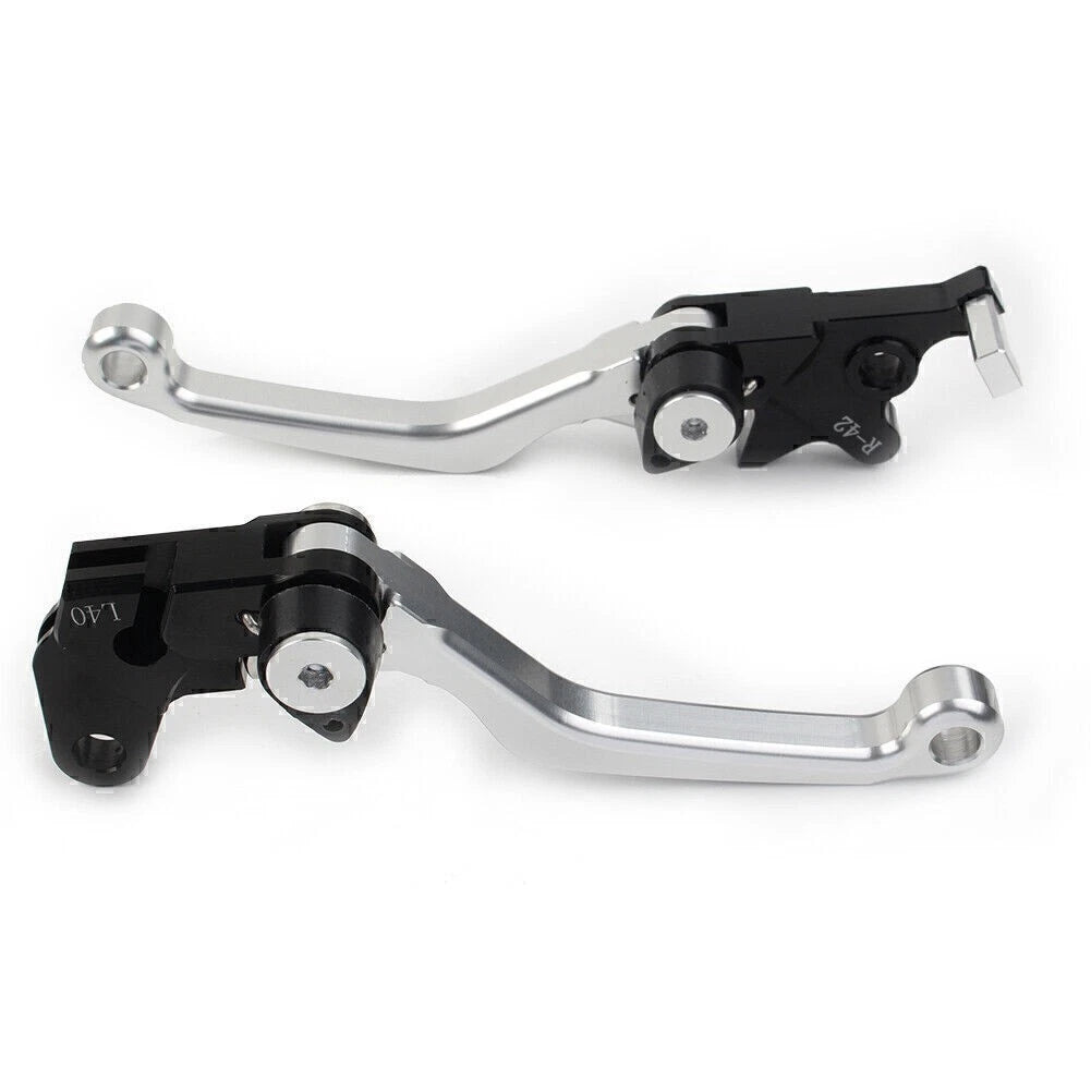 CNC Silver Pivot Clutch Brake Levers for Suzuki DRZ400S/SM/E (2000-2022)