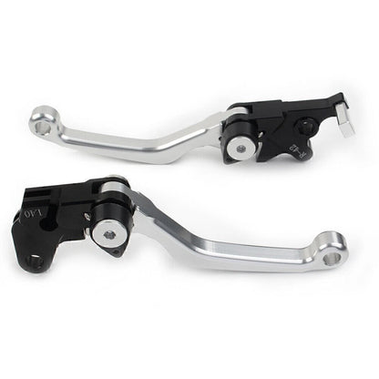 CNC Silver Pivot Clutch Brake Levers for Suzuki DRZ400S/SM/E (2000-2022)