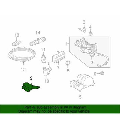 Rear Height Level Sensor for Jaguar XJ XF XK F-TYPE (2010-2019)