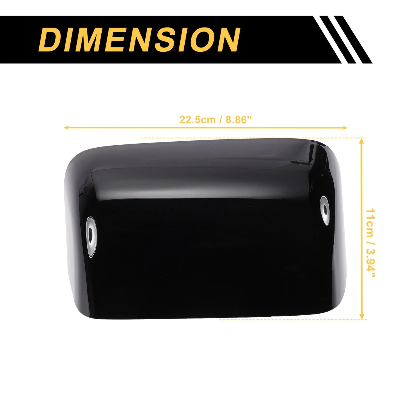 Rearview Mirror Cover Cap Gloss Black for Ford Excursion F150 F250 F350