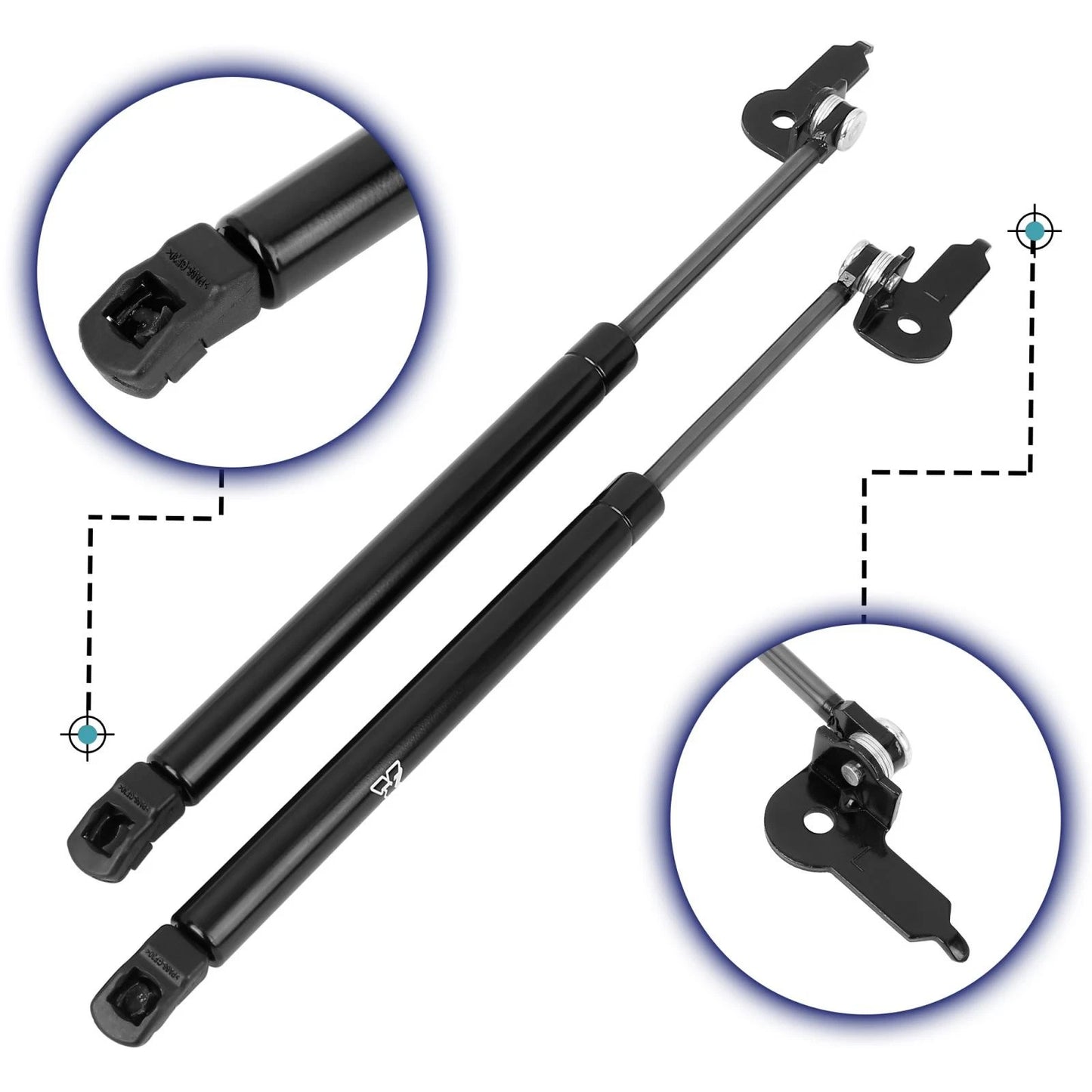 2 x Front Bonnet Lift Supports for Toyota Solara (1999-2003)