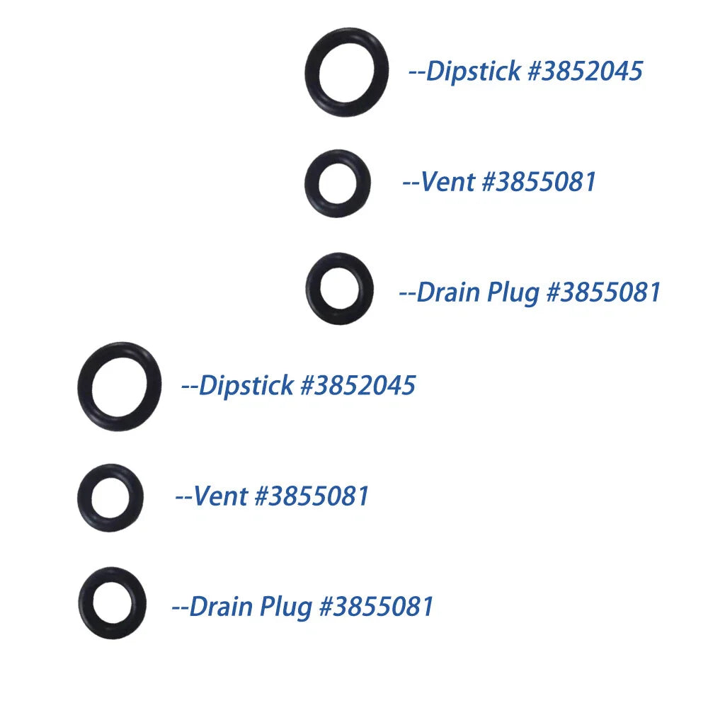 Volvo Penta Gearlube O-ring Set for SX-M/SX-A/DPS-A (2 Pcs)