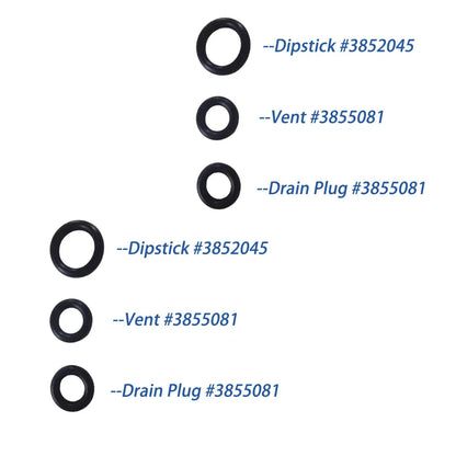 Volvo Penta Gearlube O-ring Set for SX-M/SX-A/DPS-A (2 Pcs)