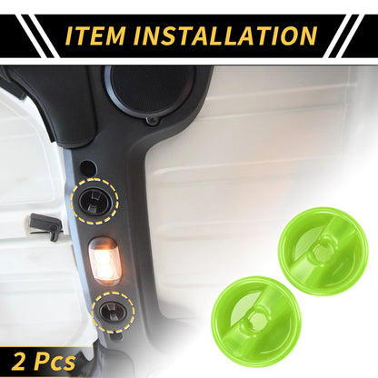 Roof Top Mounting Knob Screw Cover for Jeep Wrangler JK (2007-2017) Light Green