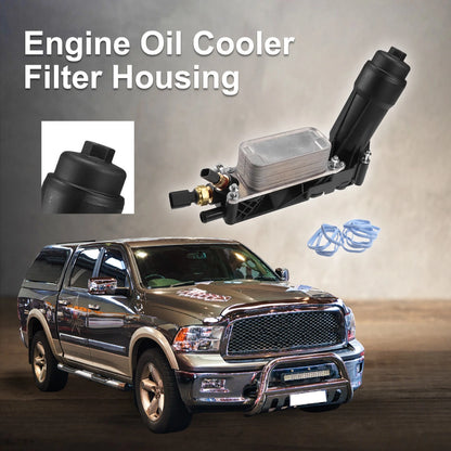 Engine Oil Cooler Filter Housing with Seals for Ram 1500