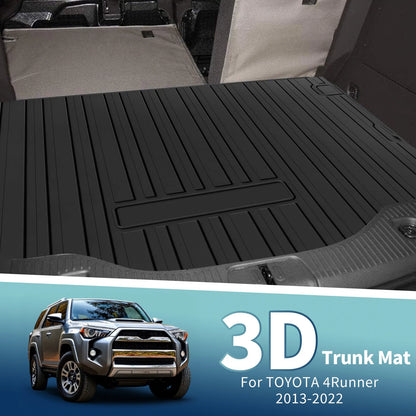 Flat Face Cargo Liner / 1 Pc / Rear Trunk Mat for Toyota 4Runner (2013–2022)