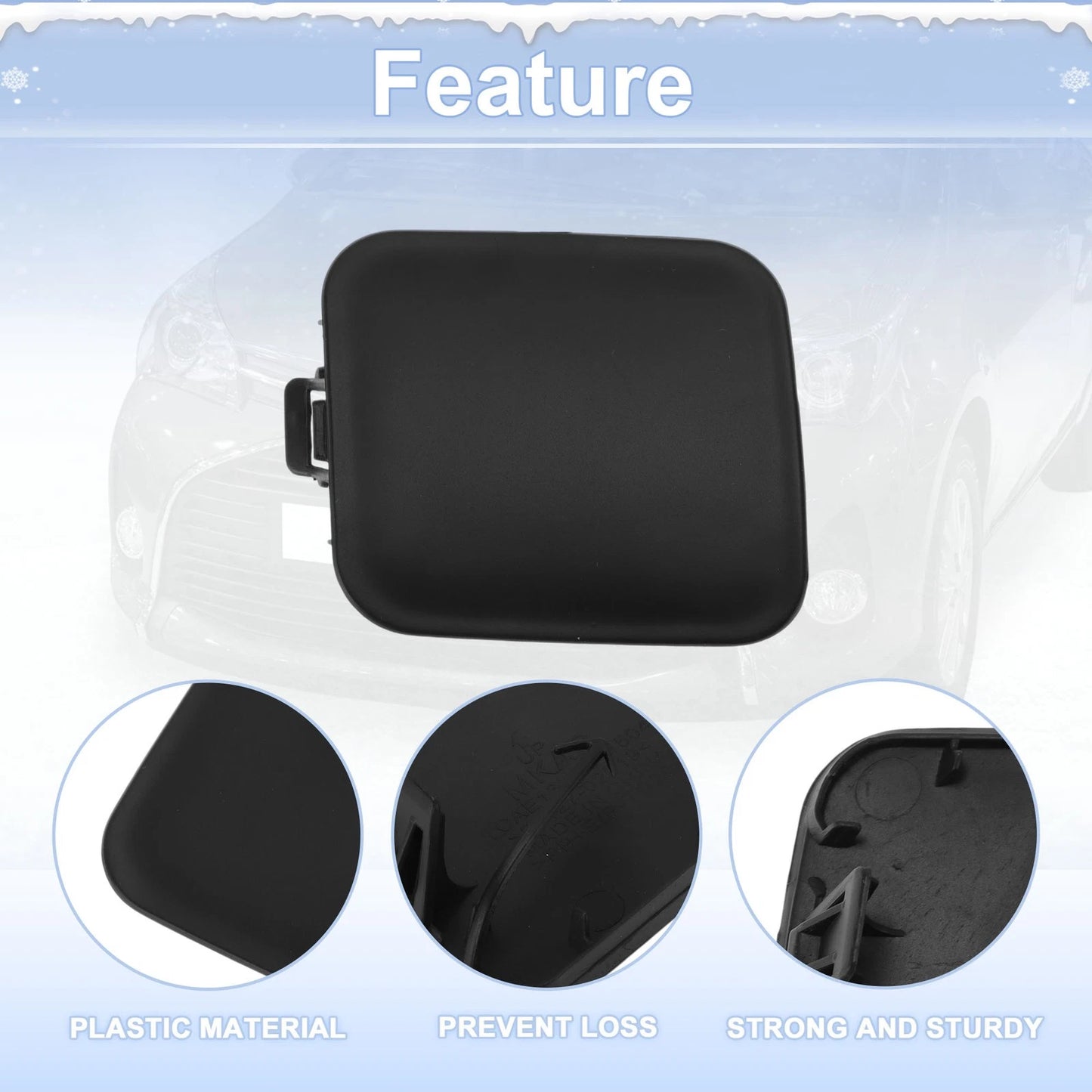 Right Front Tow Hook Cover for Toyota Highlander (2001-2003)