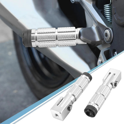 1 Pair 8mm Aluminum Alloy Rearset Footpeg Fold Footrest for Motorcycle
